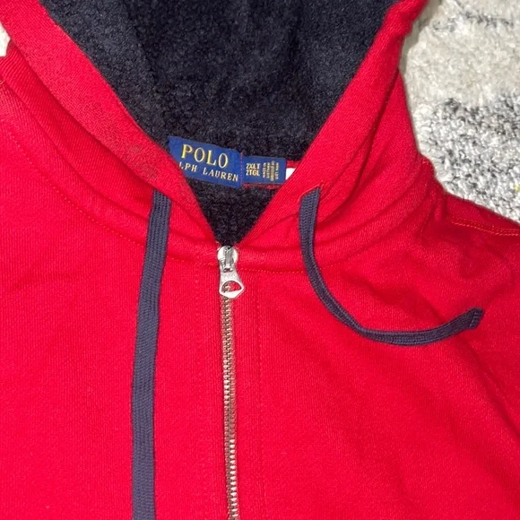 NWOT Polo Ralph LaurenSherpa lined Hoodie Sweater